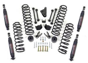 2007 - 2018 Jeep ReadyLift SST® Lift Kit w/Shocks 4.0 in. Front/3.0 in. Rear Lift Incl. Coil Springs SST3000 Shocks - 69-6401