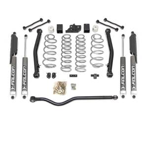 2018 - 2022 Jeep ReadyLift SST® Lift Kit Terrain Flex 2-Arm Kit w/Falcon 3.5 in. Rubicon 4.5 in. Sahara-Sport 2.1 Monotube Shocks - 69-6836