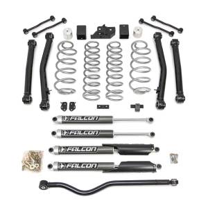 2018 - 2022 Jeep ReadyLift SST® Lift Kit Terrain Flex 4-Arm Kit w/Falcon 3.5 in. Rubicon 4.5 in. Sahara-Sport 2.1 Monotube Shocks - 69-6837