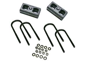 2000 - 2004 Ford Superlift 1.5in. Rear Block Kit-99-10 F-250/350 w/3 7/8in. Axle Tube w/Top Mnted Overloads - 9316