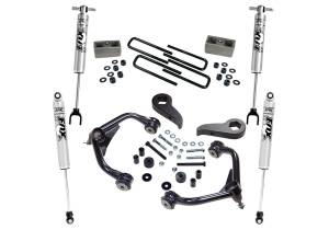 2011 - 2019 GMC, Chevrolet Superlift 3in. Lift Kit w/FOX Shocks-11-18 (19 Leg/Lim) Silv/Sierra 2500HD/3500HD - K1010F