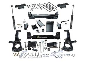 2011 - 2019 GMC, Chevrolet Superlift 6in. Lift Kit-11-19 Silverado/Sierra 2500HD/3500HD 4WD-Knuckle Kit w/SL Shocks - K150