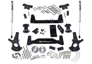 2014 - 2019 GMC, Chevrolet Superlift 6.5in. Lift Kit w/FOX Shocks-14-18 (19 Old Body) GM1500 4WD w/Al or SS CtrlArms - K161F