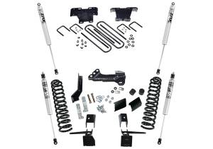 2017 - 2022 Ford Superlift 4in. Lift Kit w/FOX Shocks-17-22 F250/350 4WD Diesel w/Radius Arms - K165F