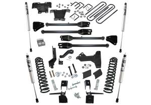 2017 - 2022 Ford Superlift 6in. Lift Kit w/FOX Shocks-17-22 F250/350 4WD Diesel w/4-Link Arms - K171F