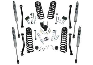 2018 - 2023 Jeep Superlift 4in. Dual Rate Coil Lift Kit w/Fox Shocks-18-22 Wrangler JL-4Dr - K184F