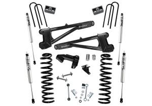 2011 - 2016 Ford Superlift 4in. Lift Kit w/FOX Shocks-11-16 F250/350 4WD Diesel w/Replacement Radius Arms - K987F