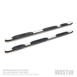 2019 - 2022 GMC, Chevrolet Westin PRO TRAXX 5 Oval Wheel to Wheel Nerf Step Bars - 21-534680
