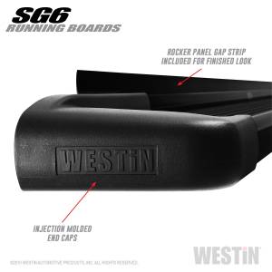 Westin - 2000 - 2018 Toyota, 2001 - 2020 Ford, 2005 - 2022 Nissan, 2009 - 2017 Jeep Westin SG6 Running Boards - 27-64715 - Image 2