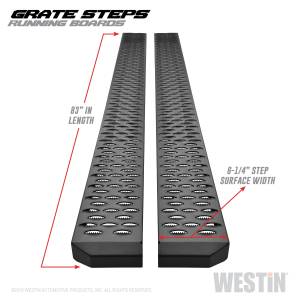 Westin - 2006 - 2014 Honda, 2009 - 2010 Dodge, 2011 - 2019 Ram Westin Grate Steps Running Boards - 27-74765 - Image 2