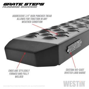 Westin - 2006 - 2014 Honda, 2009 - 2010 Dodge, 2011 - 2019 Ram Westin Grate Steps Running Boards - 27-74765 - Image 4