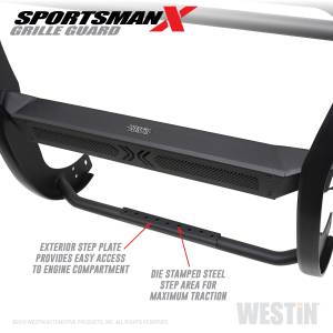 Westin - 2012 - 2021 Nissan Westin Sportsman X Grille Guard - 40-32075 - Image 7