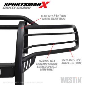 Westin - 2014 - 2021 Toyota Westin Sportsman X Grille Guard - 40-33705 - Image 6