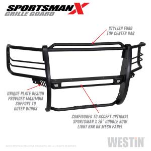Westin - 2016 - 2018 Chevrolet Westin Sportsman X Grille Guard - 40-33875 - Image 1