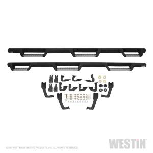 Westin - 2007 - 2019 GMC, Chevrolet Westin HDX Stainless Drop Wheel To Wheel Nerf Step Bars - 56-5345752 - Image 5