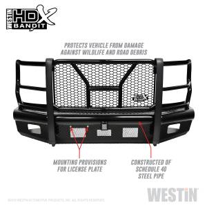 Westin - 2017 - 2022 Ford Westin HDX Bandit Front Bumper - 58-31125 - Image 3