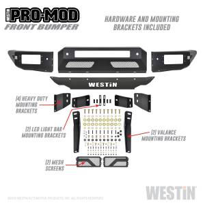 Westin - 2019 - 2021 Ford Westin Pro-Mod Front Bumper - 58-41085 - Image 7