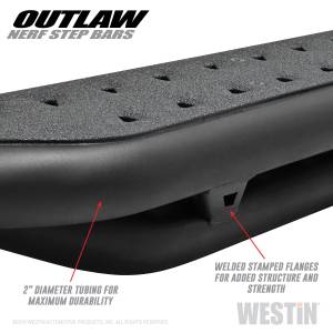 Westin - 2005 - 2021 Toyota Westin Outlaw Nerf Step Bars - 58-52775 - Image 4