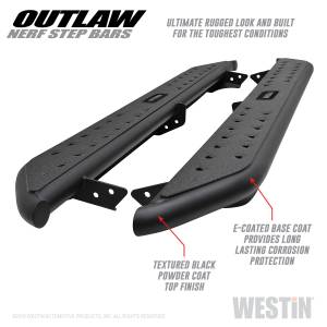 2010 - 2022 Toyota Westin Outlaw Nerf Step Bars - 58-53835