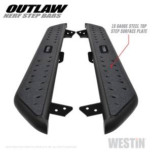 Westin - 2010 - 2022 Toyota Westin Outlaw Nerf Step Bars - 58-53835 - Image 2