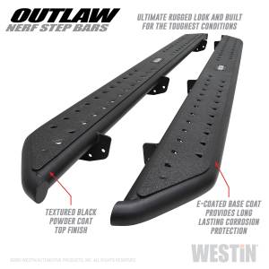 Westin - 2020 - 2022 Jeep Westin Outlaw Nerf Step Bars - 58-54165 - Image 2
