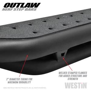 Westin - 2020 - 2022 Jeep Westin Outlaw Nerf Step Bars - 58-54165 - Image 5