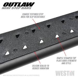 Westin - 2020 - 2022 Jeep Westin Outlaw Nerf Step Bars - 58-54165 - Image 6