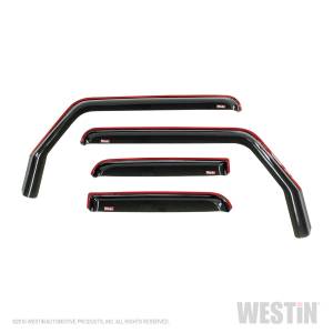 Westin - 2018 - 2022 Jeep Westin In-Channel Wind Deflector - 72-51499 - Image 1
