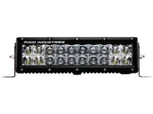 Rigid Industries RIGID E-Series PRO LED Light Spot/Flood Optics Amber 10 Inch Black Housing - 110322