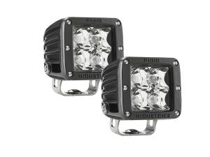 Rigid Industries RIGID D-Series E-Mark Certified Spot Optic Surface Mount Black HousingPair - 20221EM