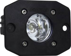 Rigid Industries RIGID Ignite LED Light Flood Beam Pattern Flush Mount Black Housing Single - 20621