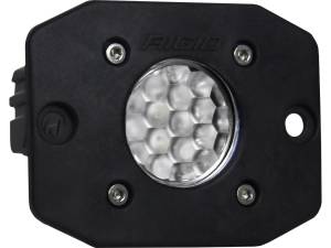 Rigid Industries RIGID Ignite LED Light Diffused Lens Flush Mount Black Housing Single - 20631