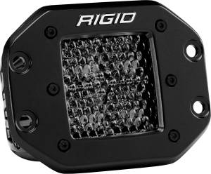 Rigid Industries - Rigid Industries D-SERIES PRO SPOT DIFFUSED MIDNIGHT FLUSH MOUNT PAIR - 212513BLK - Image 2