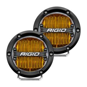 Rigid Industries 360-SERIES 4 INCH SAE J583 FOG LIGHT SELECTIVE YELLOW PAIR - 36111