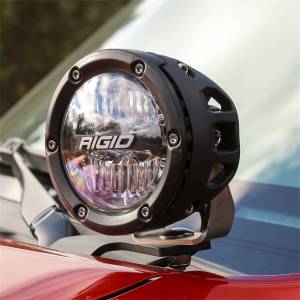 Rigid Industries - 2010 - 2020 Toyota Rigid Industries RIGID 2010-2020 Toyota 4Runner A-Pillar Light Kit Includes 4In 360-Series Drive - 46704 - Image 5