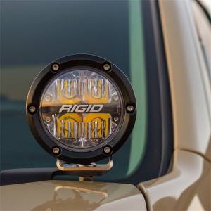 Rigid Industries - 2014 - 2020 Toyota Rigid Industries RIGID 2014-2020 Toyota Tundra A-Pillar Light Kit Includes 4In 360-Series Drive - 46706 - Image 5