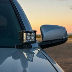 Rigid Industries - 2016 - 2020 Toyota Rigid Industries RIGID 2016-2020 Toyota Tacoma A-Pillar Light Kit Includes D-SS Flood - 46707 - Image 4