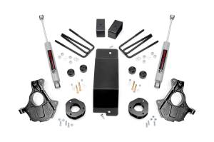 2007 - 2013 GMC, Chevrolet Rough Country Suspension Lift Knuckle Kit w/Shocks - 11930