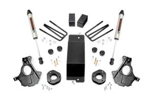 2007 - 2013 GMC, Chevrolet Rough Country Suspension Lift Knuckle Kit w/Shocks - 11970