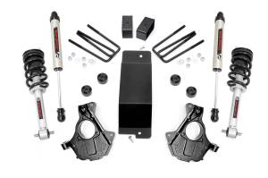 2007 - 2013 GMC, Chevrolet Rough Country Suspension Lift Knuckle Kit w/Shocks - 11971