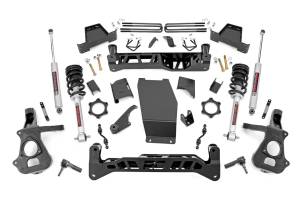 2014 - 2018 GMC, 2014 - 2017 Chevrolet Rough Country Suspension Lift Kit - 22833