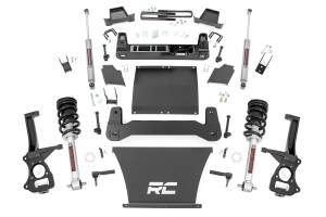 2019 - 2022 GMC Rough Country Suspension Lift Kit w/Shocks - 22932