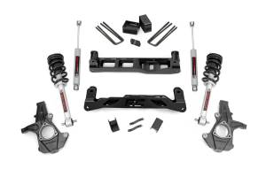 2007 - 2013 GMC, Chevrolet Rough Country Suspension Lift Kit w/Shocks - 26131