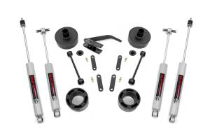2007 - 2018 Jeep Rough Country Suspension Lift Kit w/Shock - 65730