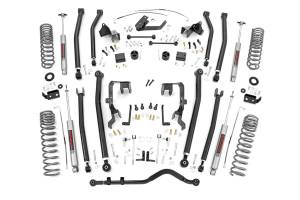 Rough Country - 2007 - 2018 Jeep Rough Country Long Arm Suspension Lift Kit w/Shocks - 78530A - Image 1