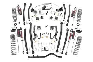 Rough Country - 2007 - 2018 Jeep Rough Country Long Arm Suspension Lift Kit w/Shocks - 78550A - Image 1