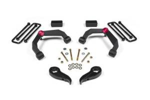 2011 - 2015 GMC, Chevrolet ZONE 3" UCA Lift Kit 2011-2019 Silverado/Sierra HD w/ Nitro Shocks w/Overloads (ZONC38N)