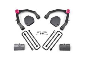 2007 - 2013 GMC, Chevrolet ZONE 3.5" Upper Control Arm Kit w/ Nitro Shocks 2007-2013 Silverado/Sierra 1500 2WD (ZONC30N)