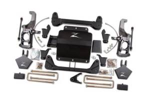 2011 - 2019 GMC, Chevrolet ZONE 5" Lift Kit w/ Nitro Shocks 2011-2019 Silverado/Sierra HD w/ Top Overload (ZONC13N)