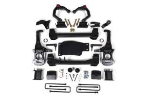 2019 - 2021 GMC, Chevrolet ZONE 6" Lift Kit w/ FOX Shocks 2019+ Silverado/Sierra 1500 4WD (ZONC68F)